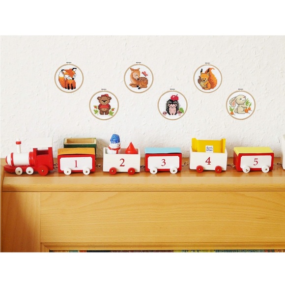 NEW Baby Bear Cros Stitch Embroidery Kit - Picture 6 of 6